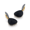 deBoulle Collection Peek A Boo Earrings with Onyx