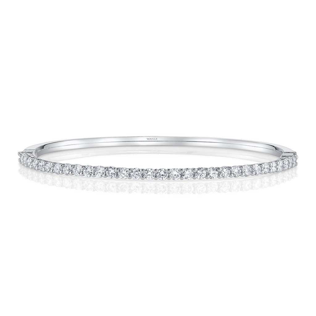 Round Brilliant Diamond Bangle