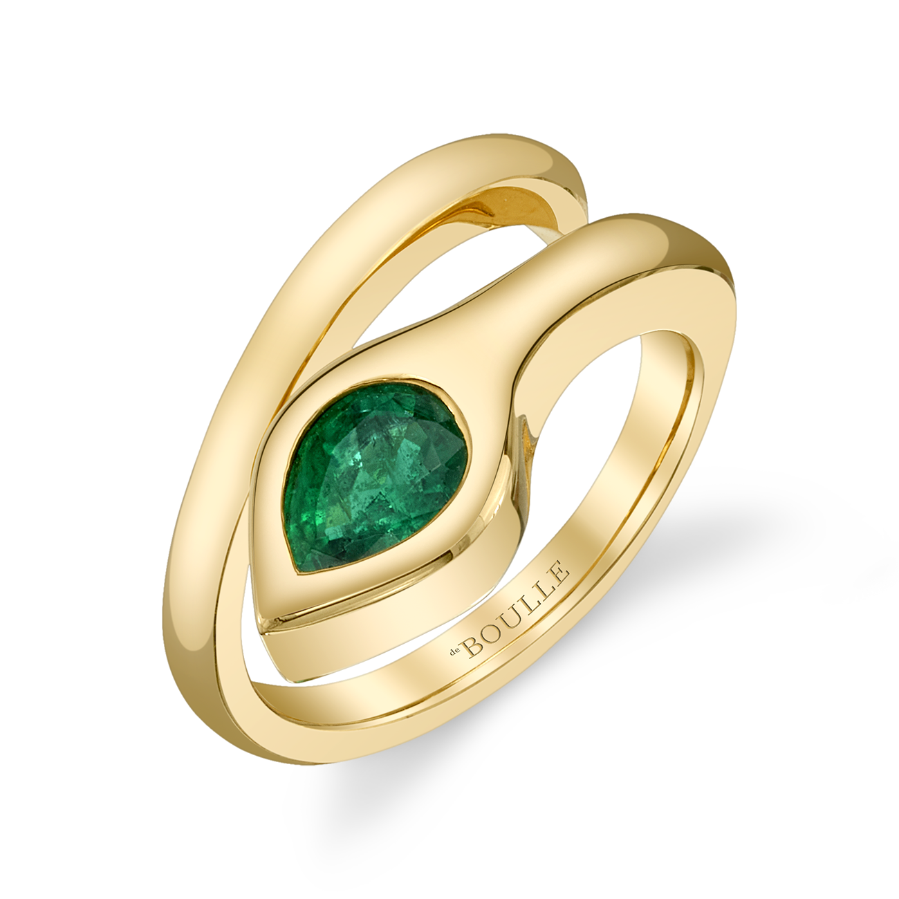 deBoulle Collection Snake Motif Ring in Yellow Gold