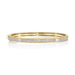 Signataire Stacking Bangle in Yellow Gold