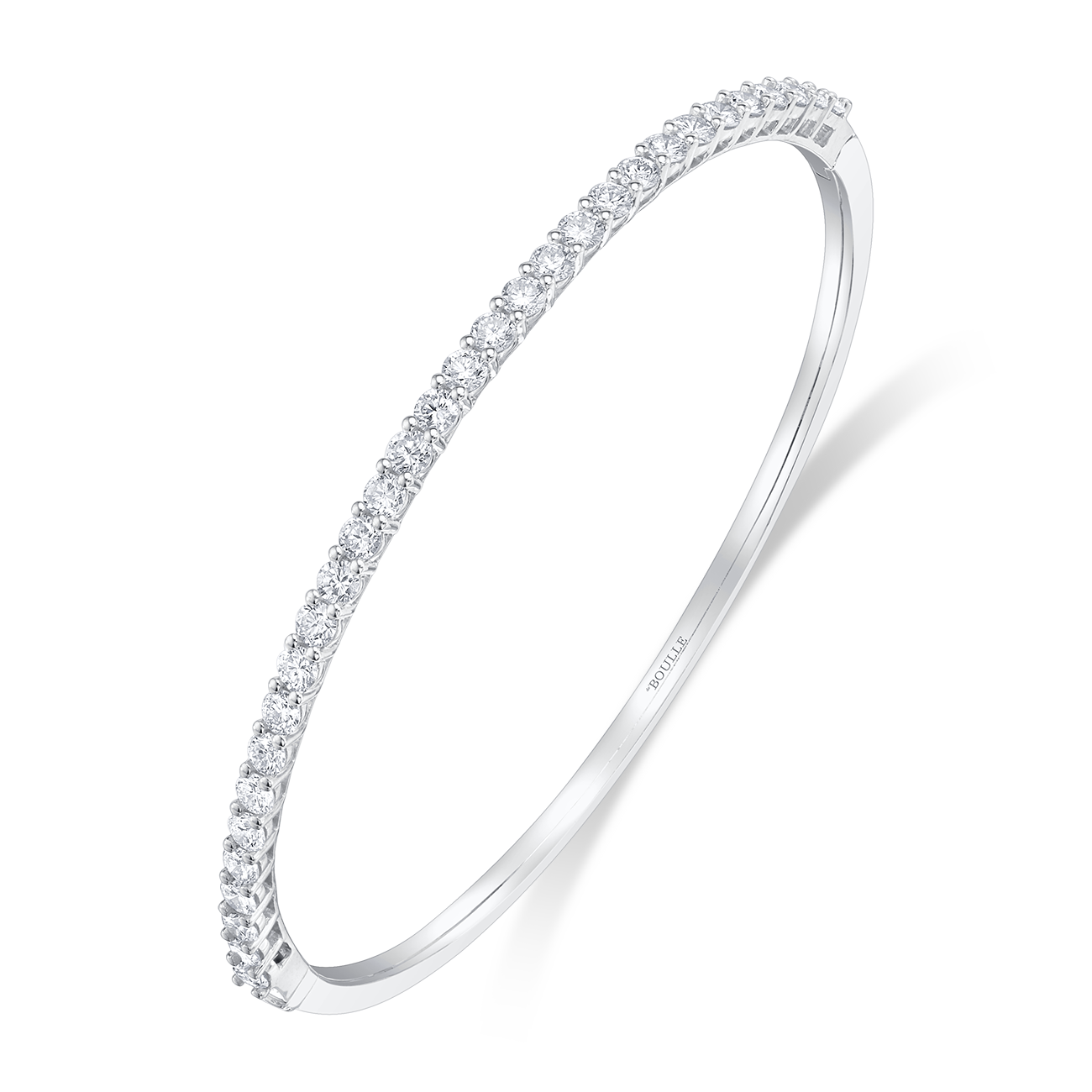 Round Brilliant Diamond Bangle