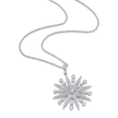 deBoulle Collection Starburst Diamond Adjustable Necklace in White Gold