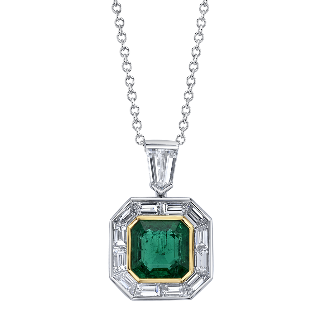 deBoulle High Jewelry Collection Classic Emerald Pendant