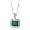 deBoulle High Jewelry Collection Classic Emerald Pendant