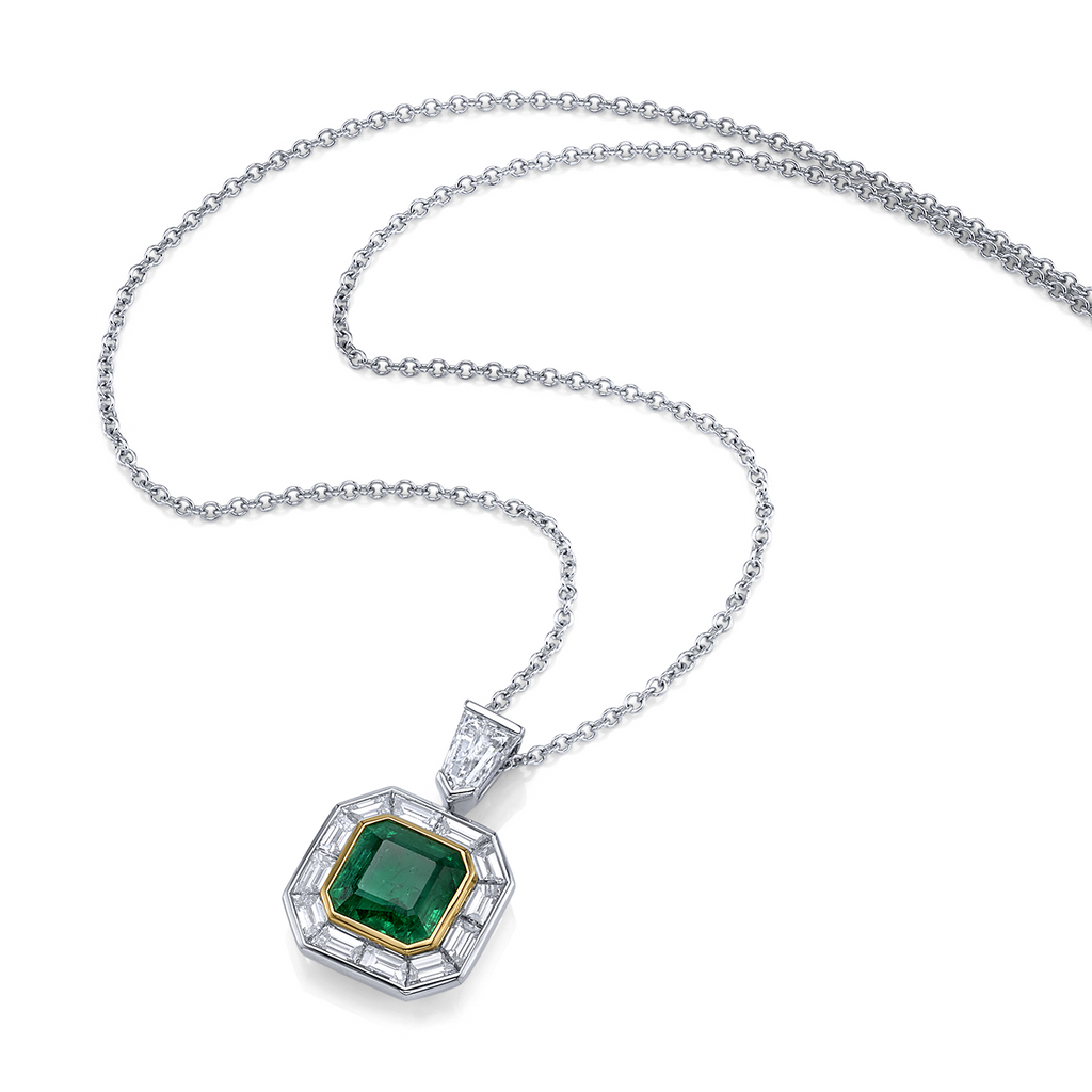 deBoulle High Jewelry Collection Classic Emerald Pendant