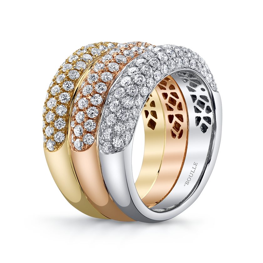 deBoulle Collection Posh Triple Stacked Bands
