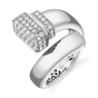 Signataire Open Ring White Gold