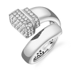 Signataire Open Ring White Gold