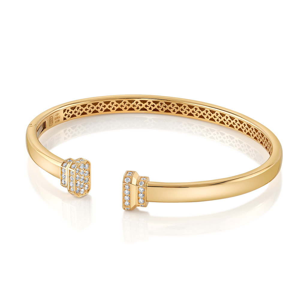 Signataire Open Cuff Yellow Gold