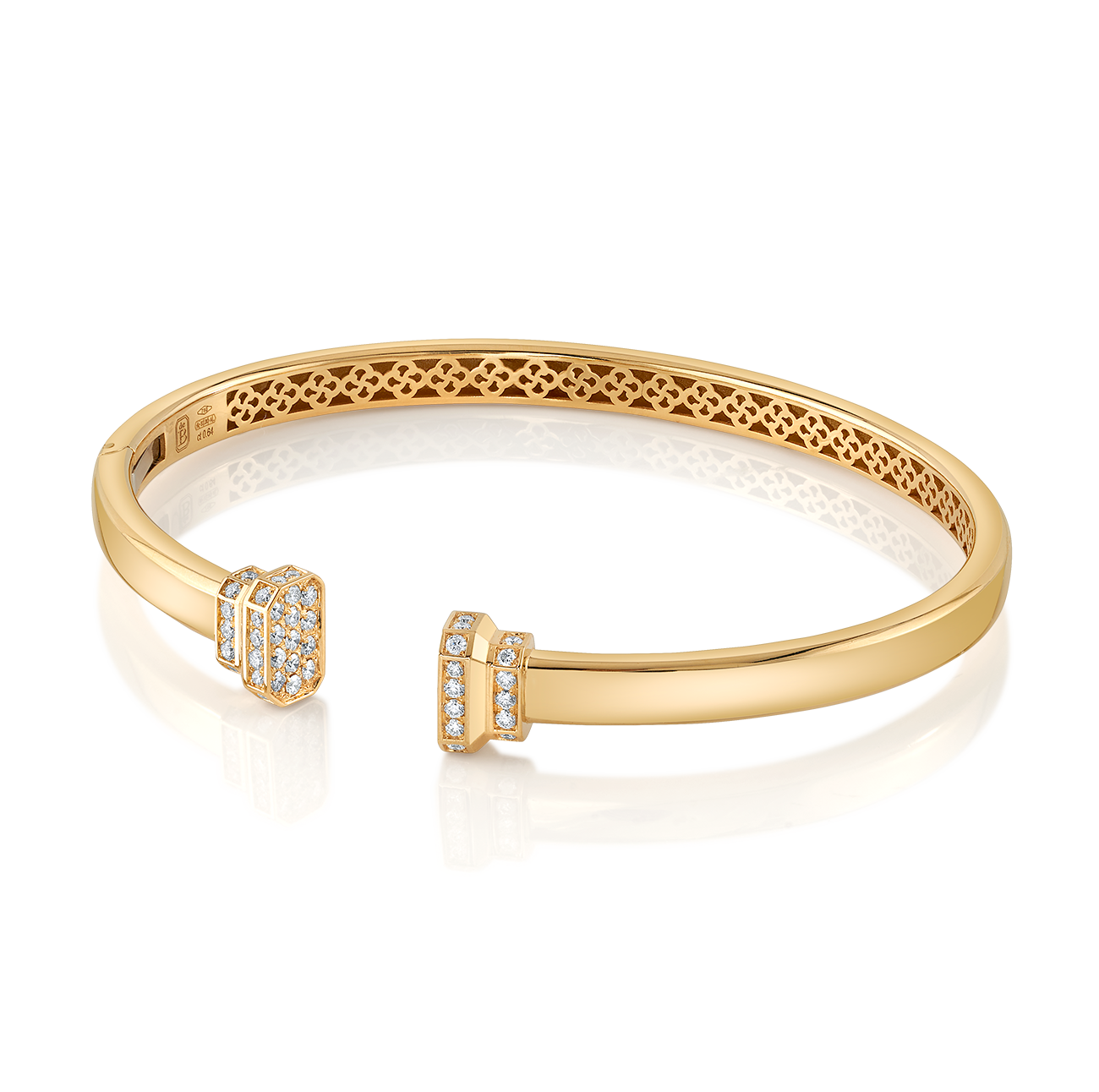 Signataire Open Cuff Yellow Gold