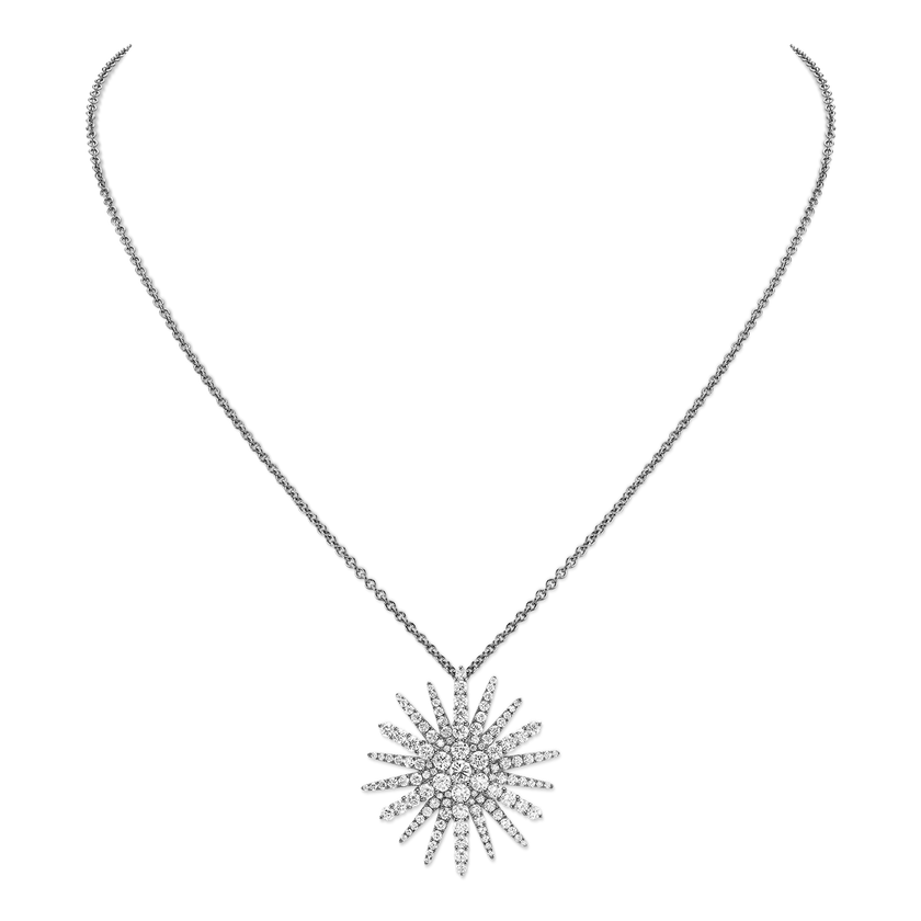deBoulle Collection Supernova Pendant in White Gold