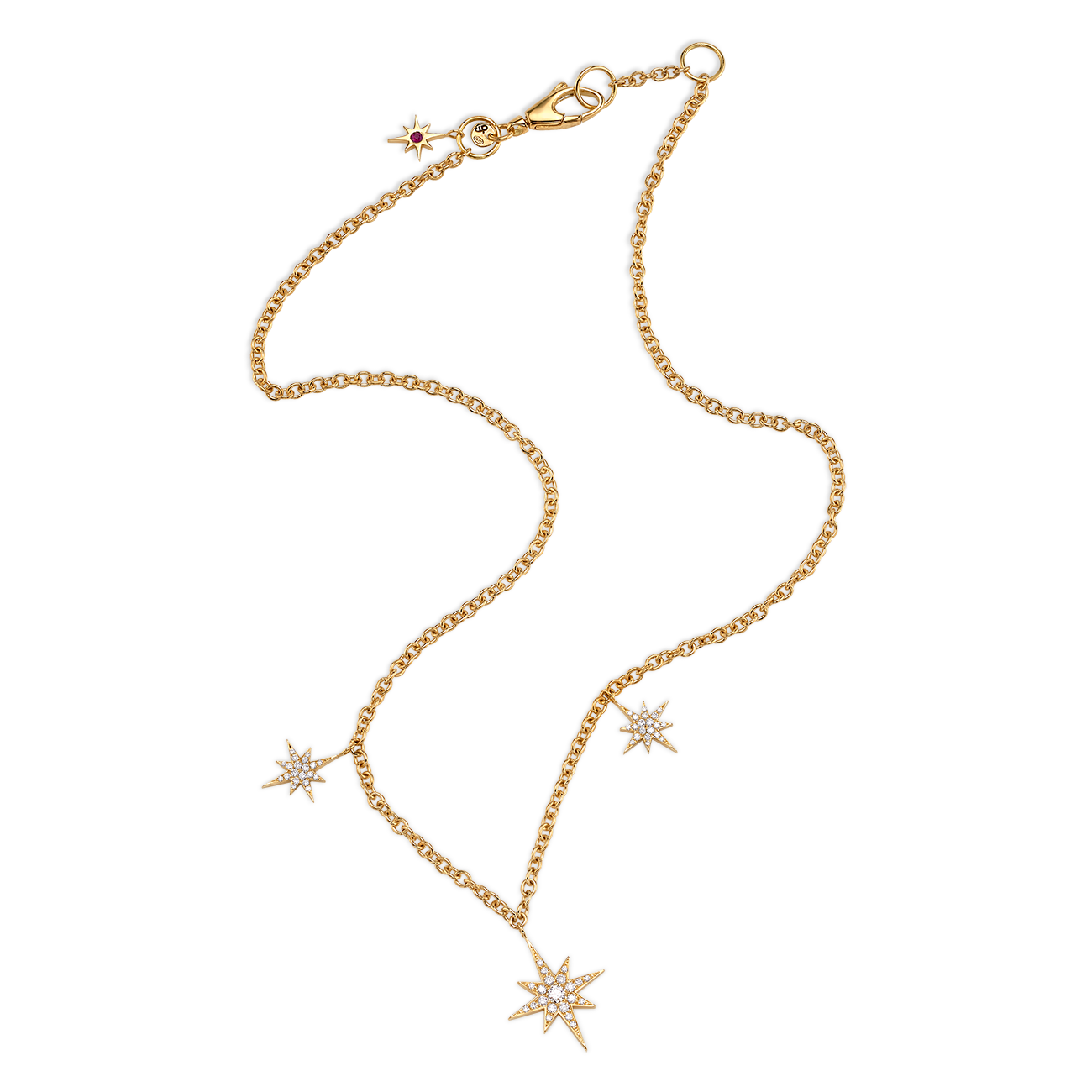 deBoulle Collection Constellation Petite Necklace in Yellow Gold