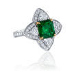 deBoulle High Jewelry Emerald Star Ring