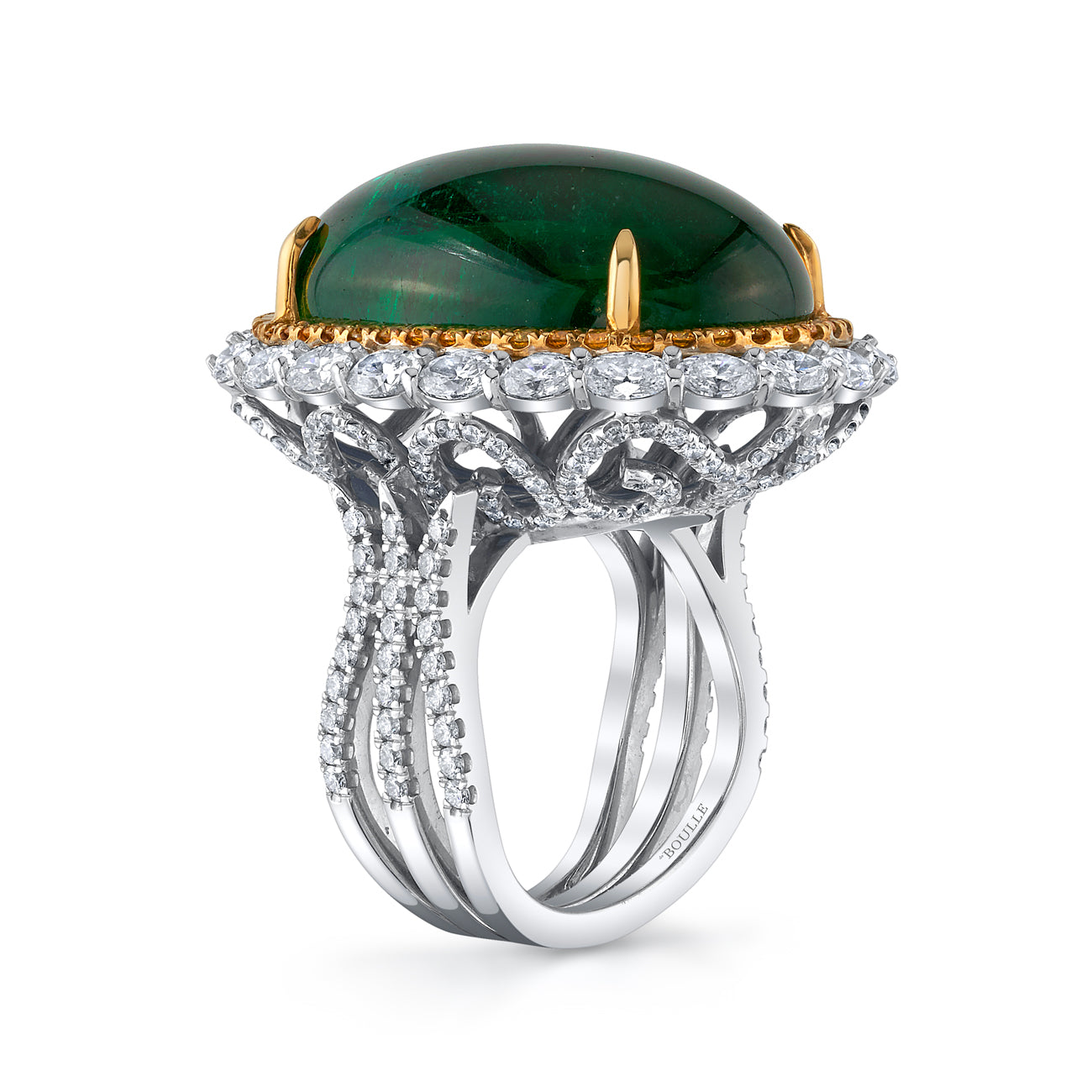 deBoulle High Jewelry Collection Emerald Cocktail Ring