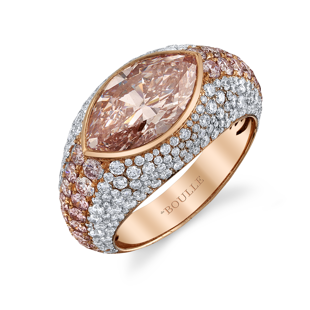 de Boulle High Jewelry Collection Pink Diamond Ring