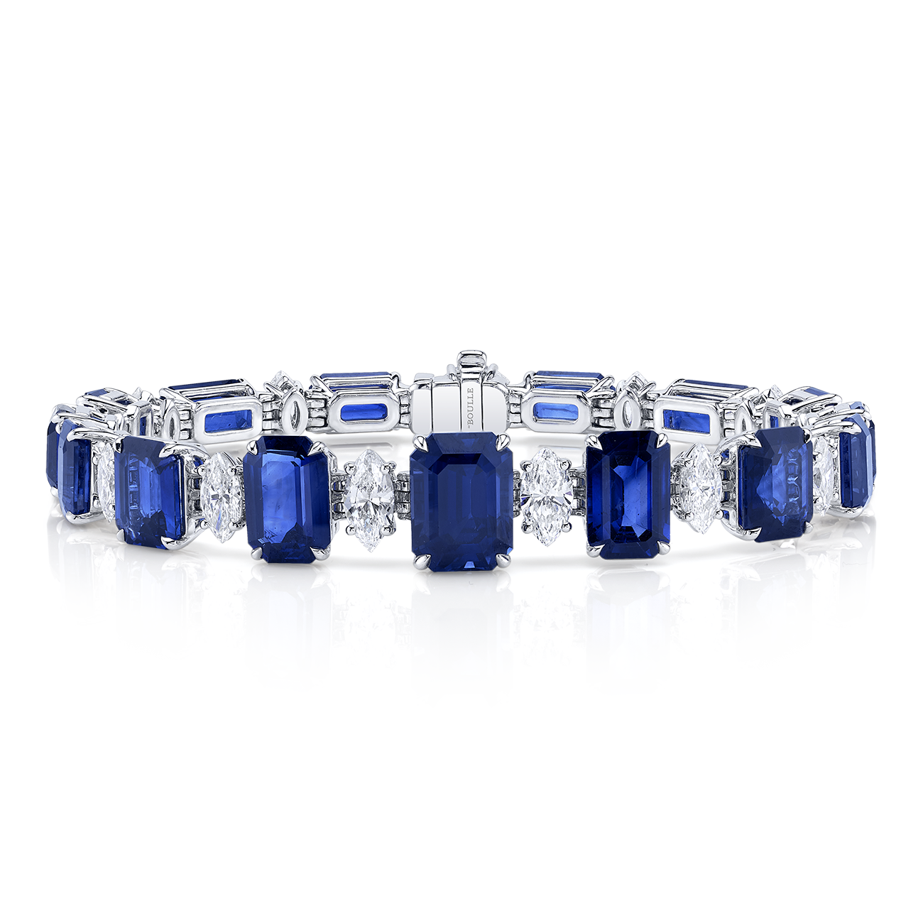 deBoulle High Jewelry Collection Sapphire and Diamond Bracelet