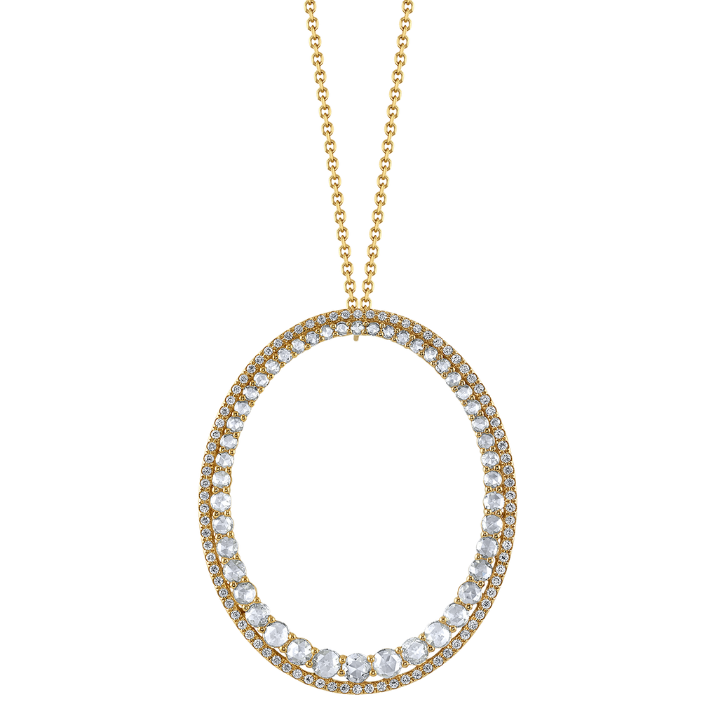 deBoulle Collection Rosette Pendant in Yellow Gold