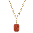 deBoulle Collection Hand-Carved Coral Pendant