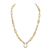 deBoulle Collection Chain Link Necklace in Yellow Gold