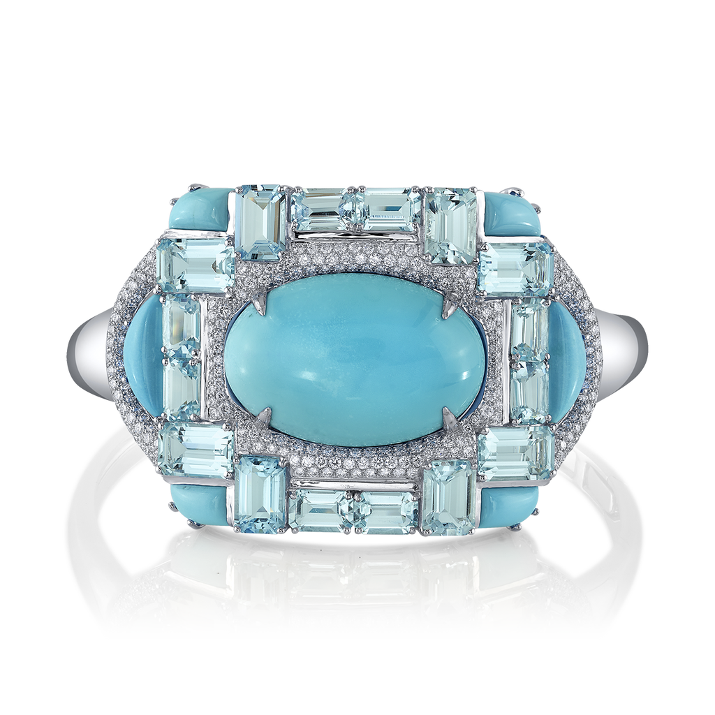 deBoulle High Jewelry Collection Turquoise Cuff