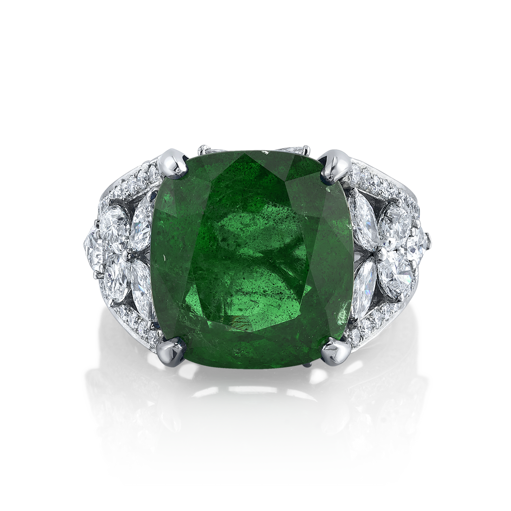 deBoulle High Jewelry Collection Emerald and Diamond Ring