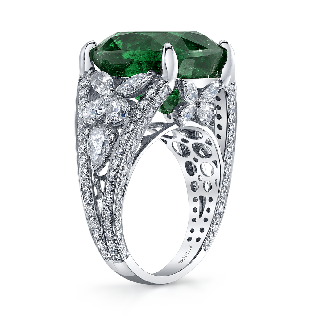 deBoulle High Jewelry Collection Emerald and Diamond Ring