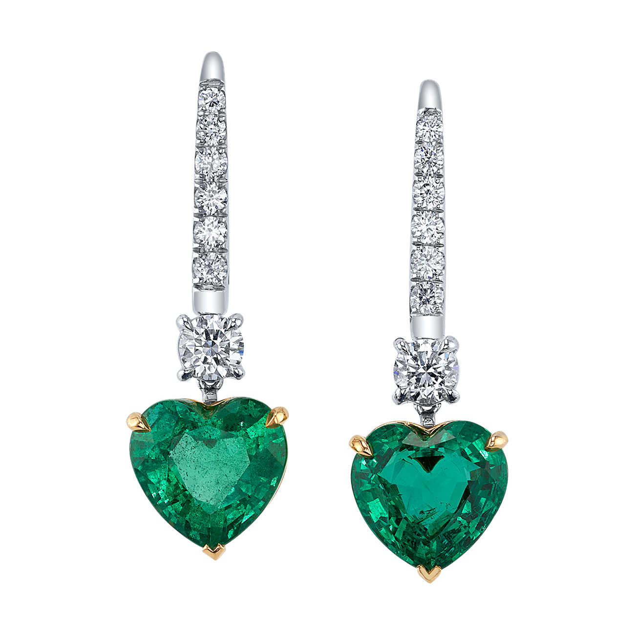 deBoulle High Jewelry Collection  Heart Shaped Earrings