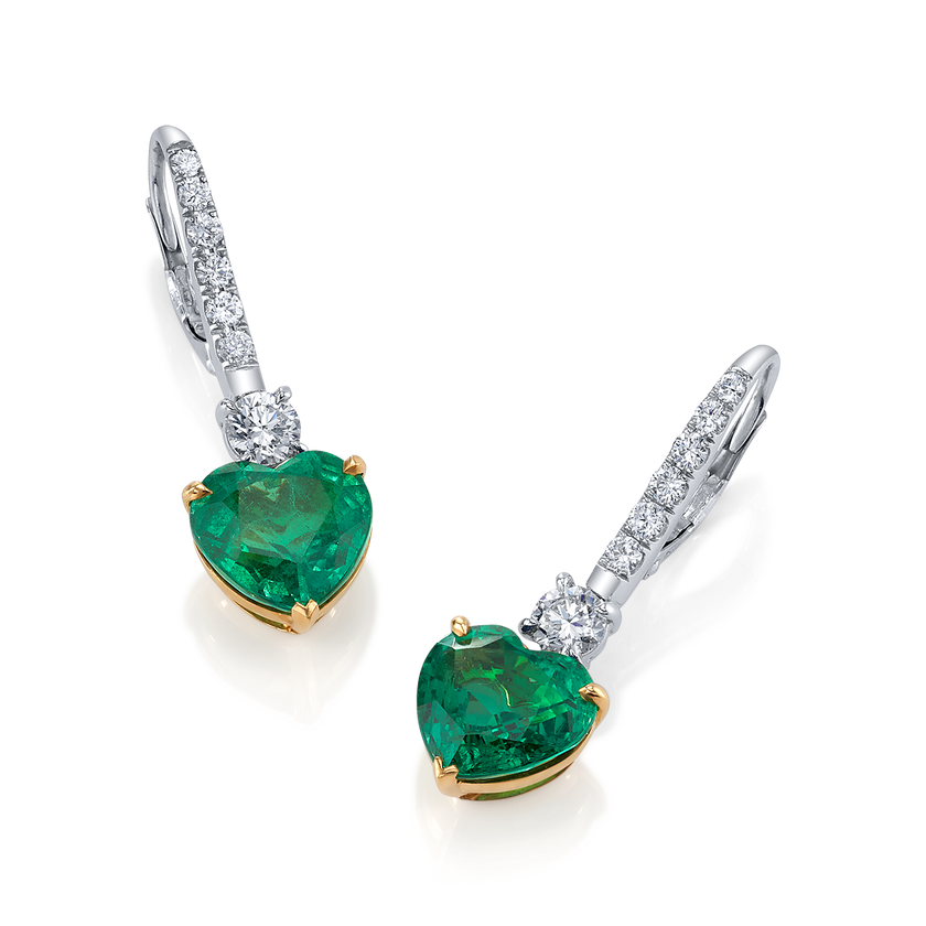 deBoulle High Jewelry Collection  Heart Shaped Earrings