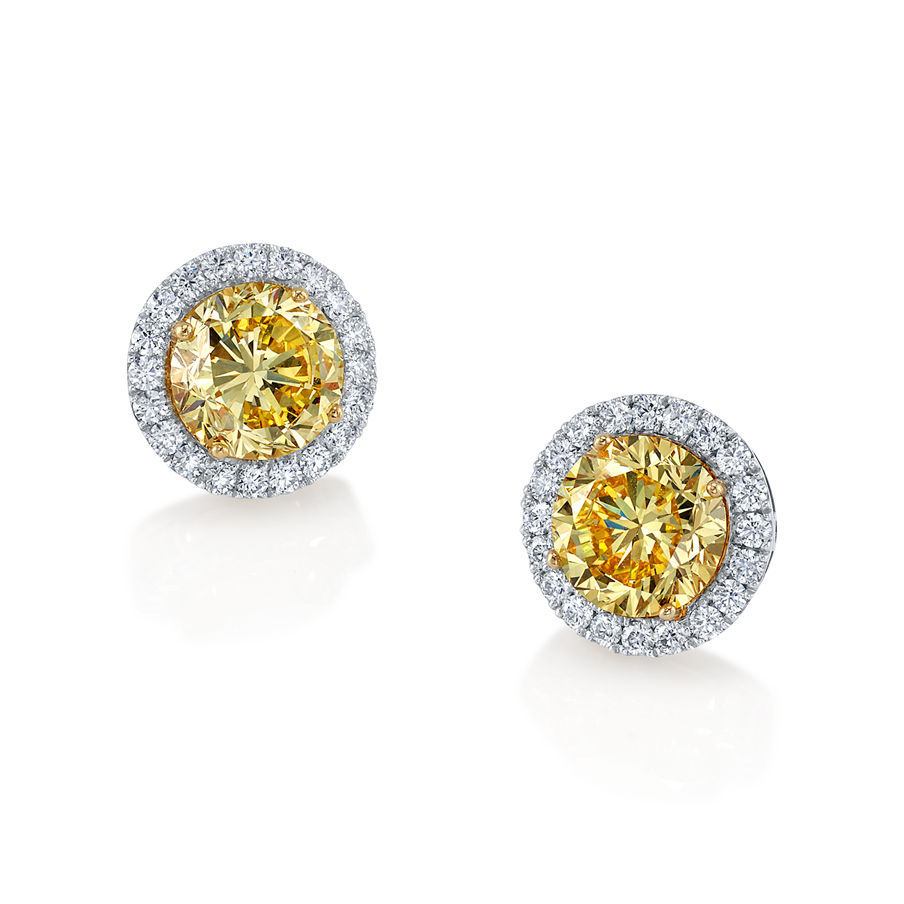 deBoulle High Jewelry Collection Yellow Diamond Earrings