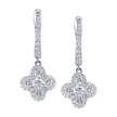 deBoulle Collection Clover Earrings with Diamonds