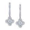 deBoulle Collection Clover Earrings with Diamonds