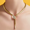 deBoulle Collection Metal Serpent Collar