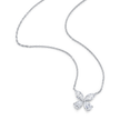 deBoulle Collection Diamond Butterfly Pendant in White Gold