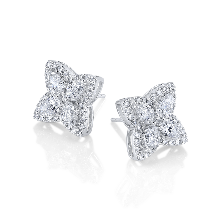 deBoulle Collection Pointed Clover Earrings