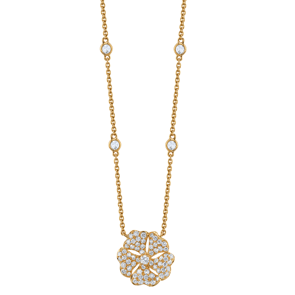 deBoulle Collection Blossom Pendant in Yellow Gold