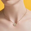 deBoulle Collection Blossom Pendant in Yellow Gold