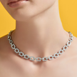 deBoulle Collection Diamond Linkedin Necklace