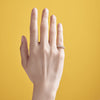 deBoulle Collection Posh Pinkie Ring with Diamonds in Yellow Gold