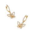 deBoulle Collection Diamond Butterfly Earrings