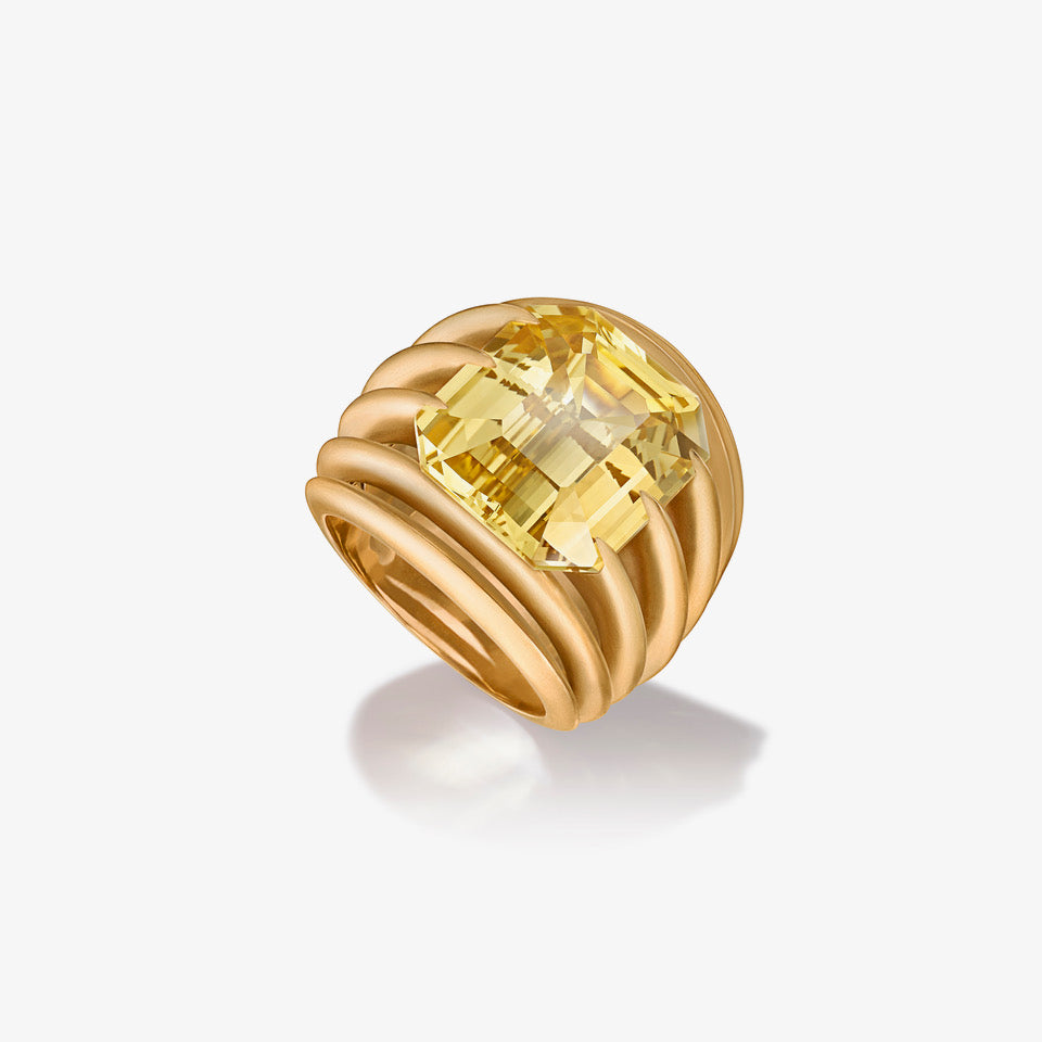 Giorgio B Bespoke Ring with Yellow Sapphire