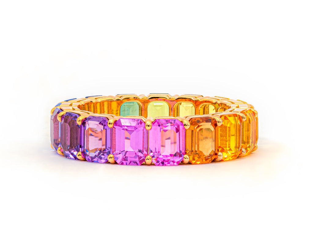 Giorgio B Multicolor Eternity Band