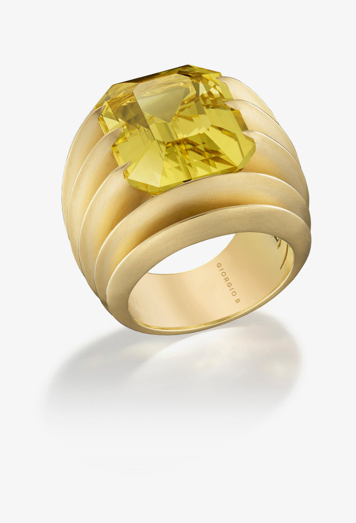 Giorgio B Bespoke Ring with Heliodor