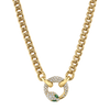 deBoulle Collection Snake Necklace in Yellow Gold