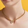 deBoulle Collection Snake Necklace in Yellow Gold