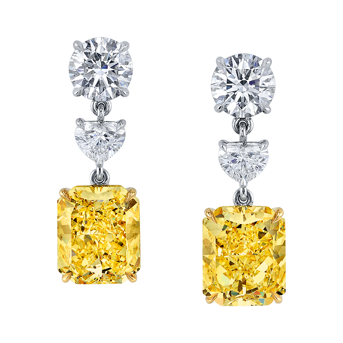deBoulle High Jewelry Collection Fancy Shaped Earrings