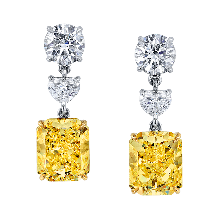 deBoulle High Jewelry Collection Fancy Shaped Earrings