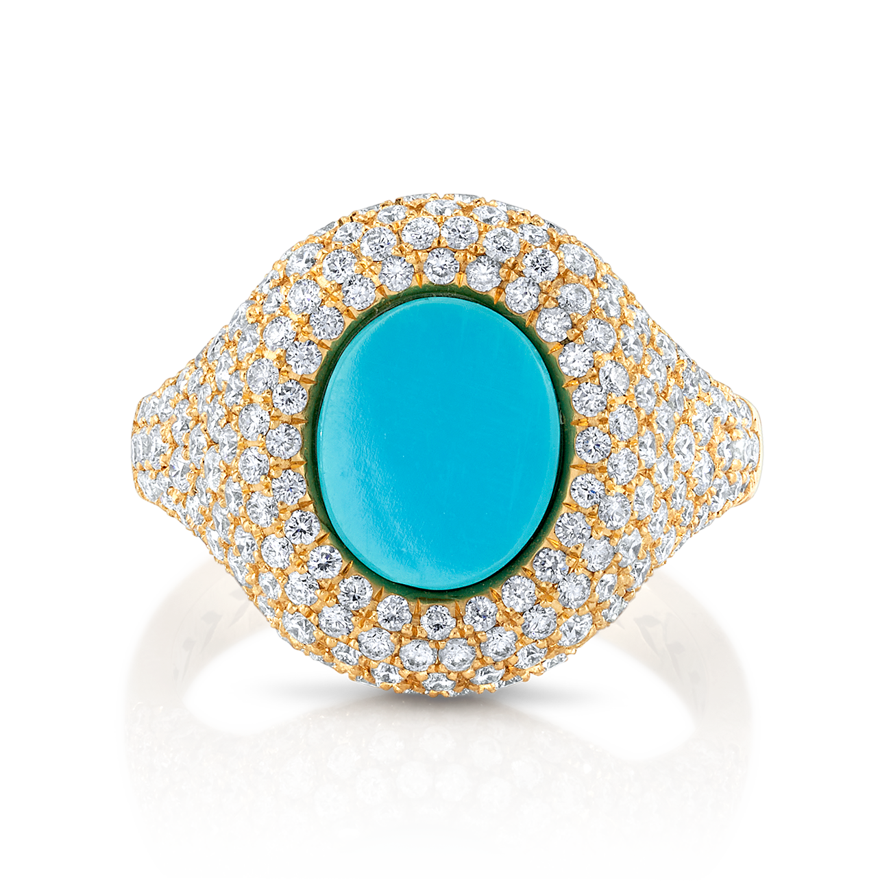 deBoulle Collection Turquoise Signet Ring