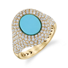 deBoulle Collection Turquoise Signet Ring