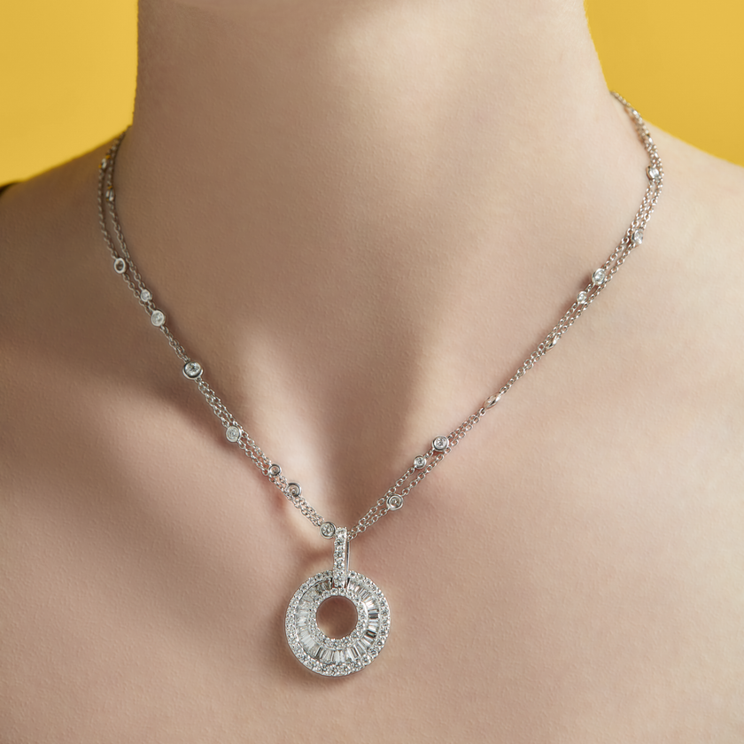 deBoulle Collection Diamond Swirl Pendant