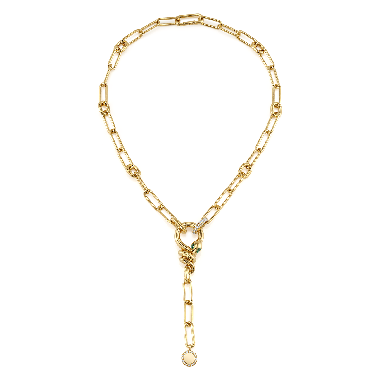 deBoulle Collection Snake Link Necklace